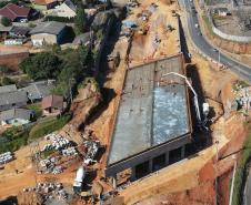 Obra da Rodovia dos Minérios