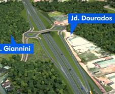 Projeção da Duplicação do Contorno Norte de Curitiba