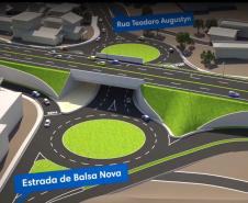 Projeção da Duplicação do Contorno Norte de Curitiba