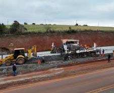 Obras da Duplicação em concreto da PRC-466 em Guarapuava