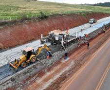 Obras da Duplicação em concreto da PRC-466 em Guarapuava