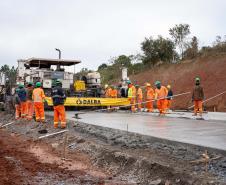 Obras da Duplicação em concreto da PRC-466 em Guarapuava