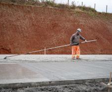 Obras da Duplicação em concreto da PRC-466 em Guarapuava