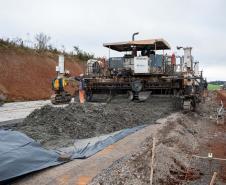 Obras da Duplicação em concreto da PRC-466 em Guarapuava