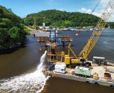 Obras na Ponte de Guaratuba