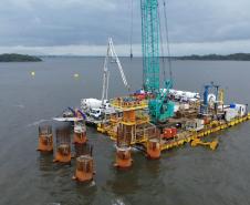 Obras na Ponte de Guaratuba