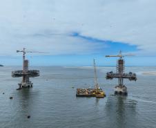 Obras ponte de guaratuba