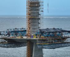 Obras ponte de guaratuba