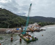 Obras ponte de guaratuba