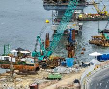 Obras ponte de guaratuba