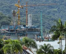 Obras ponte de guaratuba