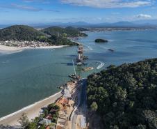 Obras ponte de guaratuba