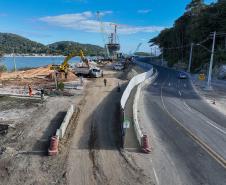Obras ponte de guaratuba