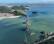 Obras ponte de guaratuba