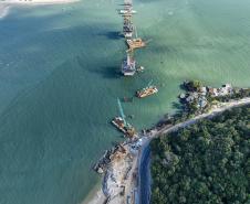 Obras ponte de guaratuba