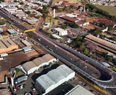Imagem aerea do viaduto