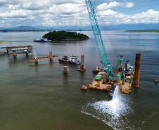 Obras na Ponte de Guaratuba