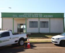 fachada antiga do aeroporto de Campo Mourão