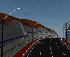 projeto dos acessos viários da Ponte de Guaratuba
