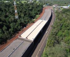 Obras Duplicação da Rodovia das Cataratas em Foz do Iguaçu