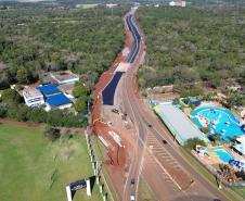 Obras Duplicação da Rodovia das Cataratas em Foz do Iguaçu