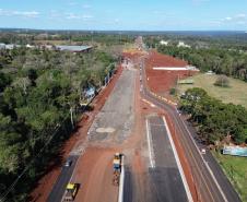 Obras Duplicação da Rodovia das Cataratas em Foz do Iguaçu
