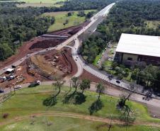 Obras Duplicação da Rodovia das Cataratas em Foz do Iguaçu