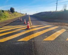 Melhoria em rodovia