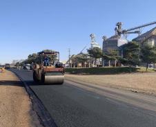 Melhoria em rodovia