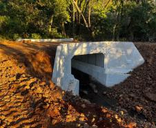 Obras da nova ponte de concreto