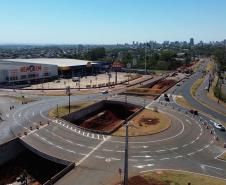 Obras Trevo do Catuaí em Maringá