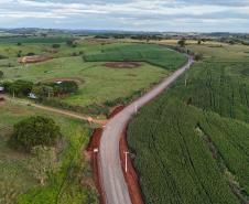 estrada entre Ramilândia e Santa Helena