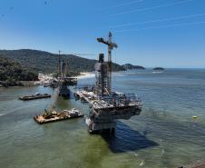 Obras ponte de guaratuba