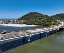 Obras ponte de guaratuba