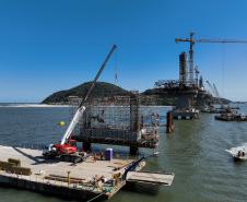 Obras ponte de guaratuba