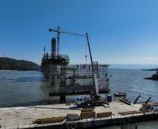 Obras ponte de guaratuba