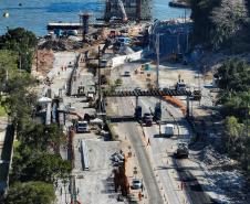 Obras ponte de guaratuba