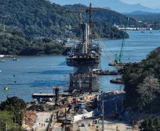 Obras ponte de guaratuba