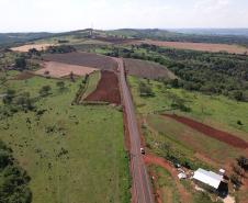 estrada entre Ramilândia e Santa Helena
