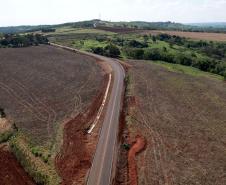 estrada entre Ramilândia e Santa Helena