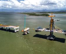 Obras ponte de guaratuba