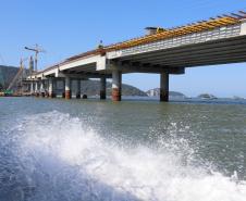 Obras ponte de guaratuba