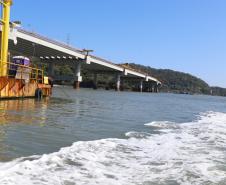 Obras ponte de guaratuba