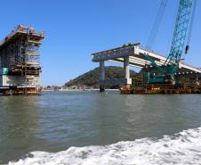 Obras ponte de guaratuba