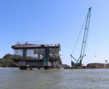 Obras ponte de guaratuba