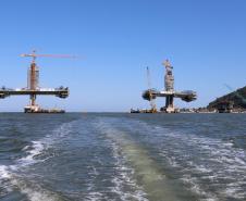 Obras ponte de guaratuba