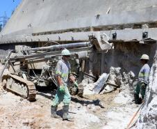 Obras ponte de guaratuba