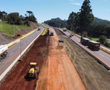 Obras da Nova duplicação da PRC-466