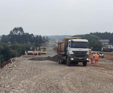 Obras da Duplicação em concreto da PRC-466