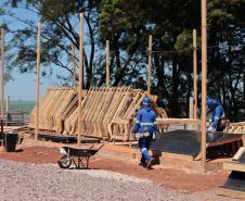trabalhadores da pavimentação de rodovias de Nova Aurora, Tupãssi e Cafelândia